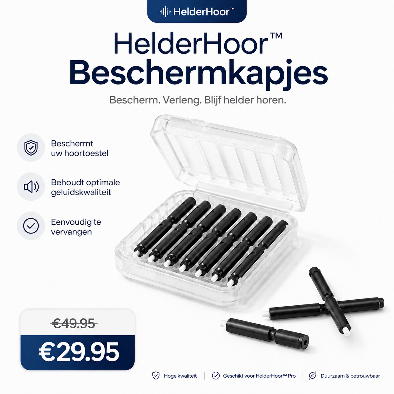 HelderHoor™ Beschermkapjes